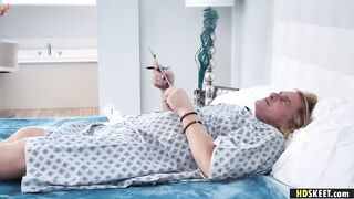 Gabriela Lopez: Spanish Nurse with perfect tits and ass fucks a dirty old guy on his bucket list