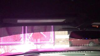 Watch Latina get her mouth and throat filled with hot jizz in quick car ride