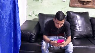 Stepbrother can't resist fucking his white wife's tight pussy and cumming in her mouth - non-stop penetration, creampie and more!