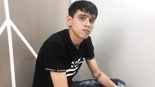 Hot Step-Sis begs for stepbrother's cum in her mouth after sucking his big hard cock