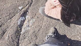 Hotwife Cuckold Tour Guide Bangs Her Ass While Wife Goes Wild in Jungle