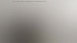 My plumber's big tool makes him leave his load inside my tight pussy after I show off my sexy curves