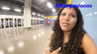 Elbergaslocas gets her first train trip with a Mexican beauty and a big load inside her