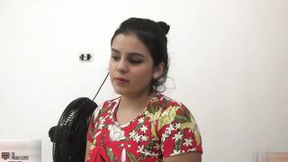 Melanie Caceres rides a hard cock with her perfect body in this Indian Desi video