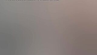 Gothic chick strokes a huge cock in the middle of the forest