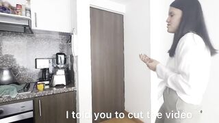 My ex-girlfriend shows up at my house for a wild night of banging and ass play with my husband