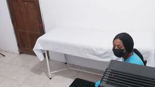 Hot Latina MILF seduces her patient into a steamy hospital fuck-fest