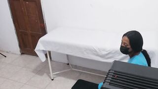 Hot Latina MILF seduces her patient into a steamy hospital fuck-fest