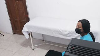 Hot Latina MILF seduces her patient into a steamy hospital fuck-fest