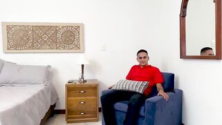 Dani and Naty Delgado team up to bang their cuckold hubby's pal for a lost game of cards