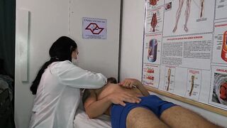 Brazilian nurse gets turned on when patient's huge cock flashes in her view - 4 image