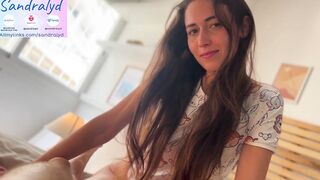 Hot and steamy Spanish teen wakes you up with a hot morning blowjob