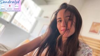 Hot and steamy Spanish teen wakes you up with a hot morning blowjob