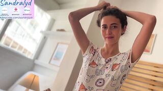 Hot and steamy Spanish teen wakes you up with a hot morning blowjob