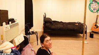 Petite Latina Aubry Babcock experiences the complete girlfriend experience with a deepthroat, cowgirl, and doggystyle ride