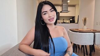 Aaroon Mush gets her Colombian pussy pounded while her friend is out