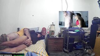 Latina MILF gets tight pussy pounded & sprayed with hot jizz