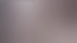 Hot homemade brunette gets a breakfast surprise & a wild night out