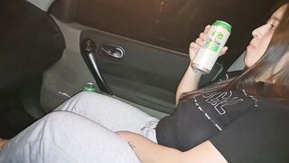 Miss Squirting, the horny Latina MILF, gets creampied in public park