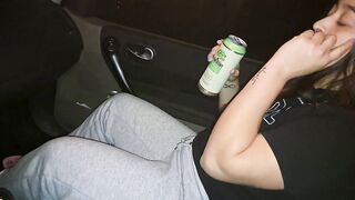 Miss Squirting, the horny Latina MILF, gets creampied in public park