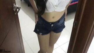 Stepbro nails cheating wife's tight pussy in hot homemade video