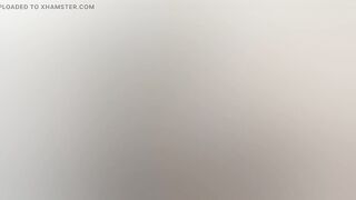 Flexible Colombian teen makes her cuckold husband watch her naked yoga routine & begs for a hot cum load