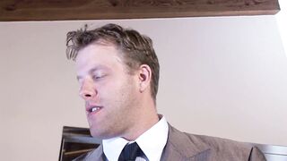 Seth Dickens nails shaved latina MILF's tight pussy and tight ass in doggystyle