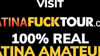 Watch this curvy Latina BBW gag on Euro hookup & take it rough in her first raw anal experience!