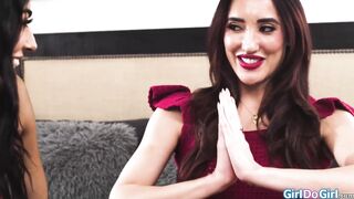 Chloe Amour gets nasty with her lesbian friend and takes it rough with dildo and pussy licking