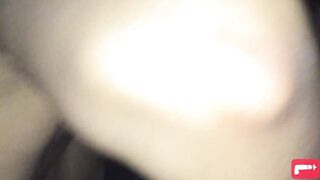 Latina MILF with small tits gives a sloppy blowjob in lingerie and gets dirty