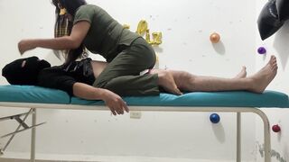 Naughty Latina Nurse Heals Patient with Wild Deepthroat and Cowgirl Ride