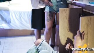 Alex Hard bangs her curvy body and dirty talk partner FerMaxwellx in this hot homemade video