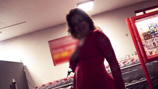 German MILF gets a raw and risky public fuck in the middle of the city