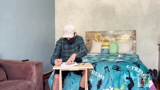 Imyouxxx, the busty Latina MILF, helps study with her big ass and blowjob skills!