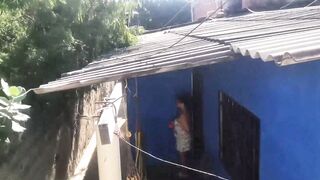 Watch El Flaco and Adribella69 take turns pounding their neighbor's tight pussy & ending up with a sticky load on their faces