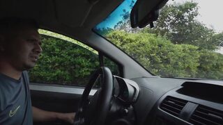 Melany Latina, a Colombian beauty, trades her body for a washing job in exchange for a deep dicking and pussy pounding