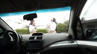 Melany Latina, a Colombian beauty, trades her body for a washing job in exchange for a deep dicking and pussy pounding