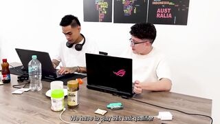 Watch Kylei Ellish & Danny Mast's tight pussy get pounded by their son's friend while she bounces her big ass on Kylei Ellish's