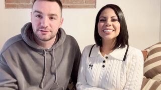 Watch Beautiful Busty Latina MILF, Kesha Ortega, and Andres Acosta get down and dirty in the shower with behind the