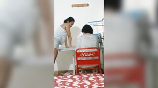 Petite Latina babes have multiple orgasms in steamy threesome action - 1 image