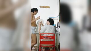 Petite Latina babes have multiple orgasms in steamy threesome action - 2 image