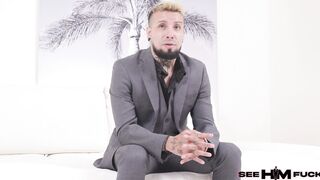 Kyler Quinn licks and fucks Eden V's armpits and feet while Kyle Mason watches!