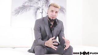 Kyler Quinn licks and fucks Eden V's armpits and feet while Kyle Mason watches!